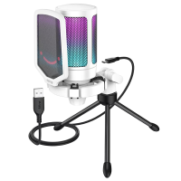 Микрофон Fifine RGB AMPLIGAME A6VW White